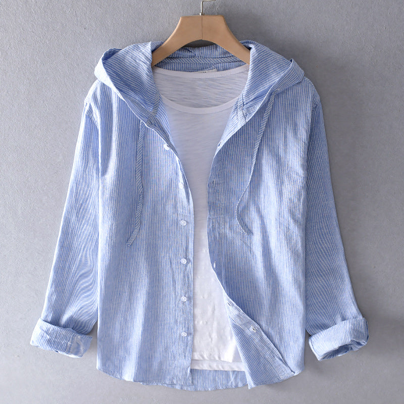 Linen Breathable Shirt - 
Fashinoza