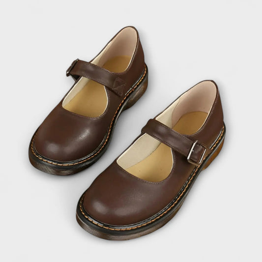 Women's Mary Jane Flats Comfortable All-Day Wear - 
Fashinoza