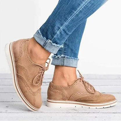 Classic Brogue Trainers for Women – Stylish & Comfortable All-Day Wear-Caliboot