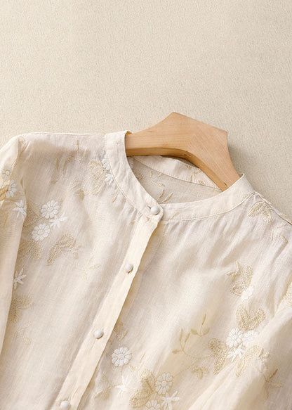 Women's Embroidered Floral Blouse