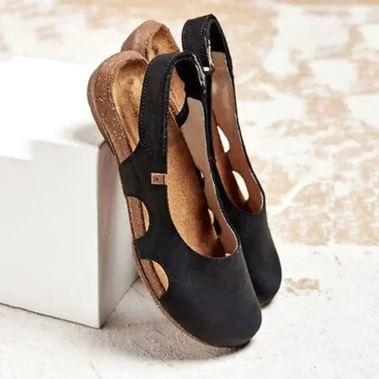 Women's Closed-Toe Sandals Comfortable Everyday Wear - 
Fashinoza
