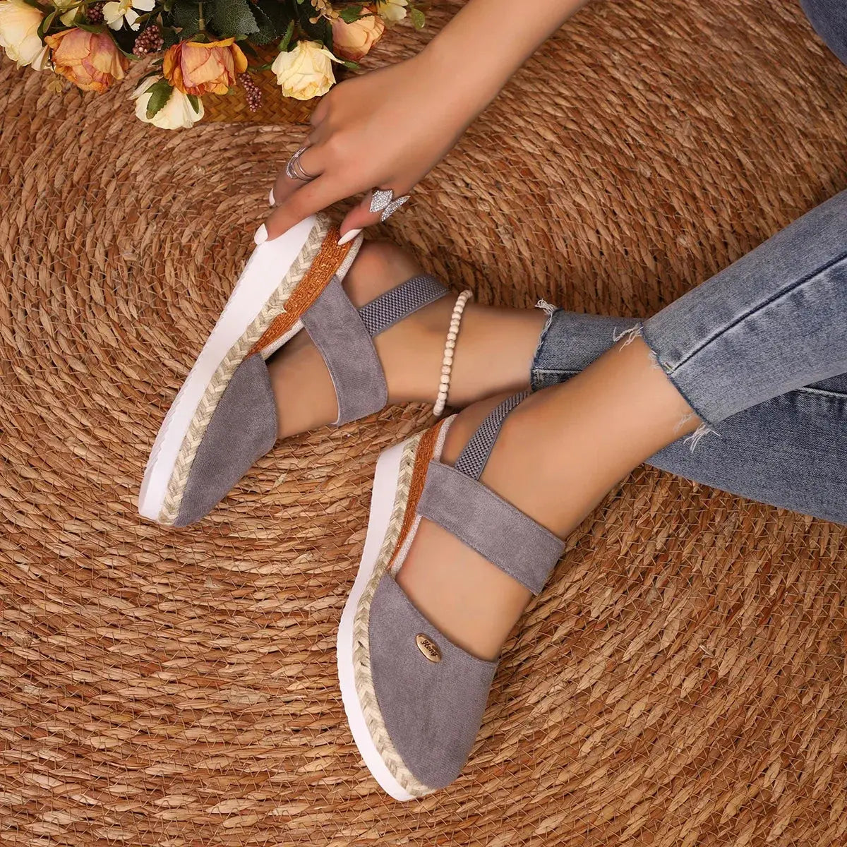 Closed Toe Wedge Sandals for Women – Stylish & Comfortable Black Wedge Heels