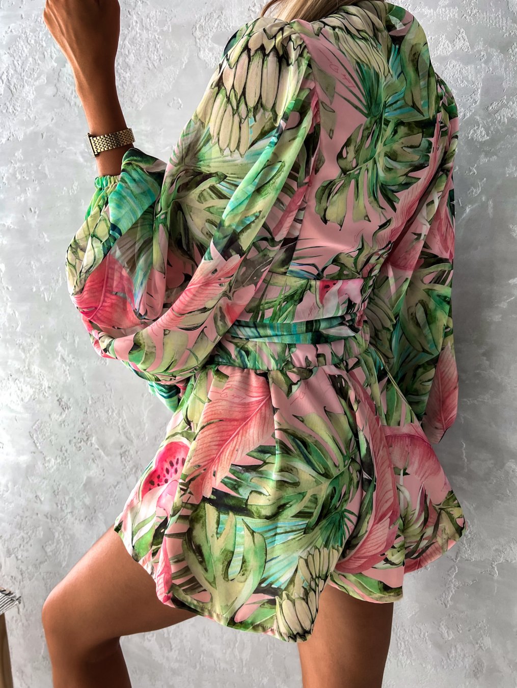 Women's Two Piece Summer Shorts Set Cotton Flowy White
