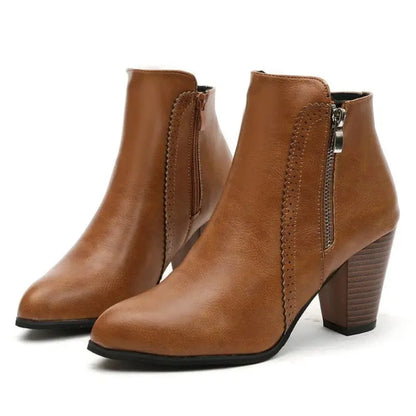 Women's Heeled Fashion Boots Comfortable - 
Fashinoza