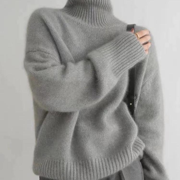 Pull Col Roulé Oversize en Cachemire Caliboot