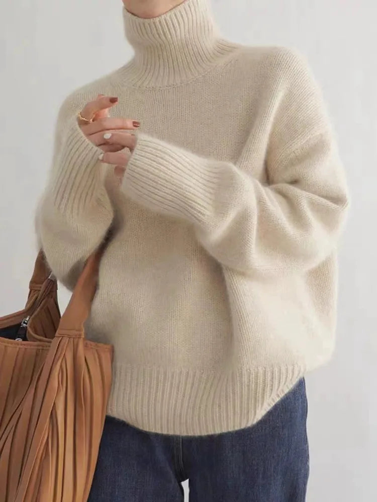 Women's Smooth Knit Sweater - Fashinoza