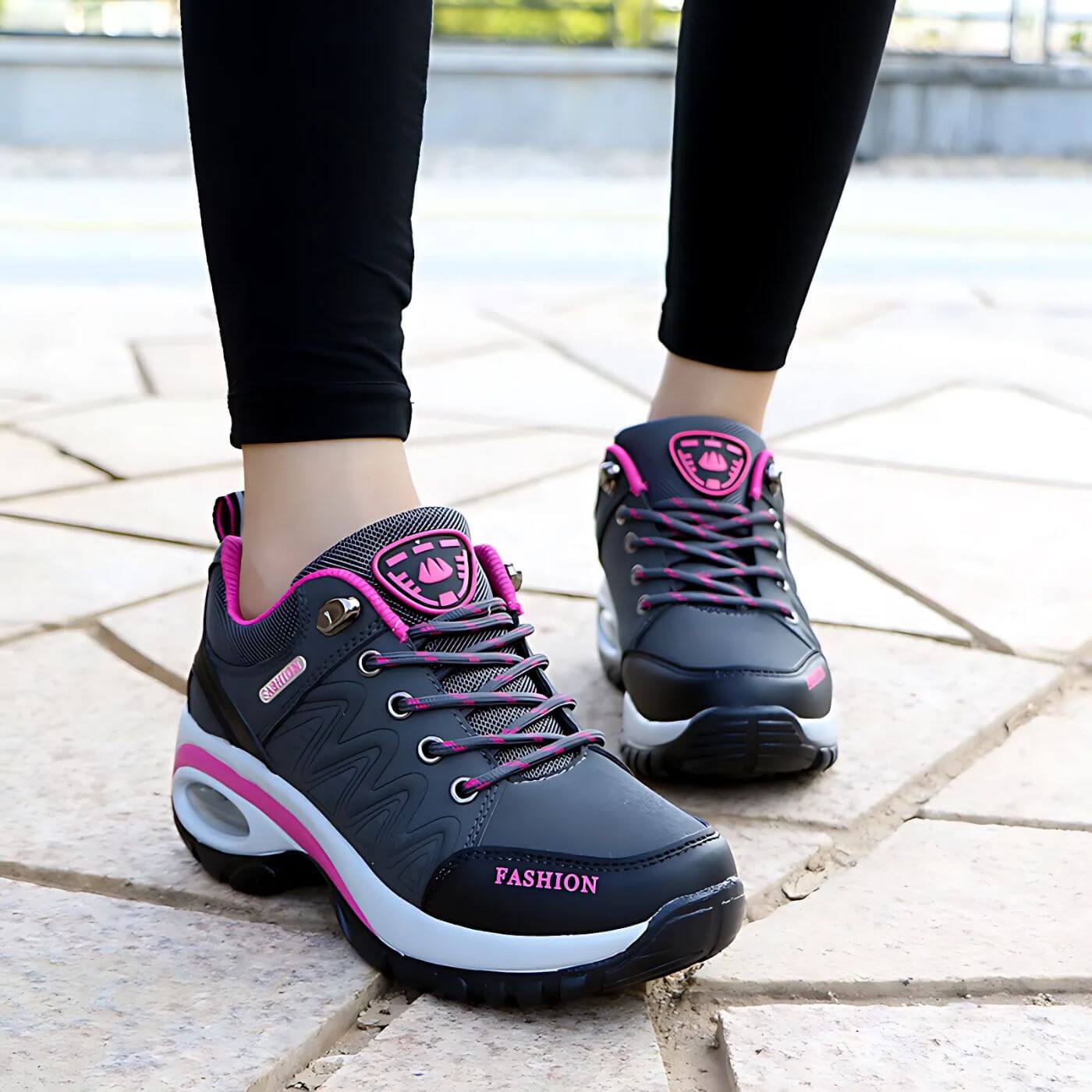 Women's Orthopedic Lace-Up Sneakers Low