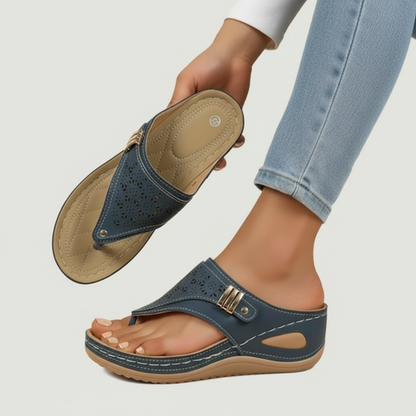 Women's Wedge Thong Sandals Comfortable