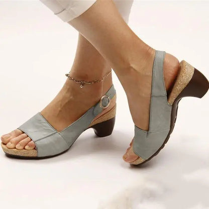 Women's Slingback Heels Comfortable Elegant - 
Fashinoza