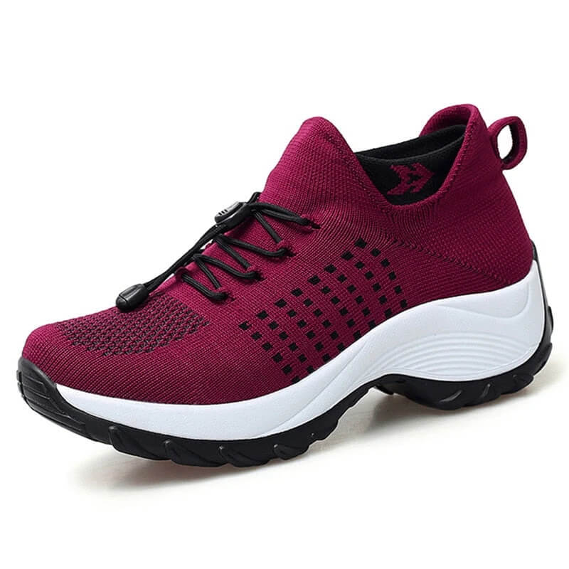 Women's Orthopedic Sneakers Elastic Lace