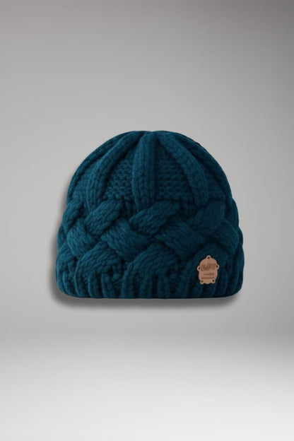 Women's Knit Hat Thick Weave Folded Edge - 
Fashinoza