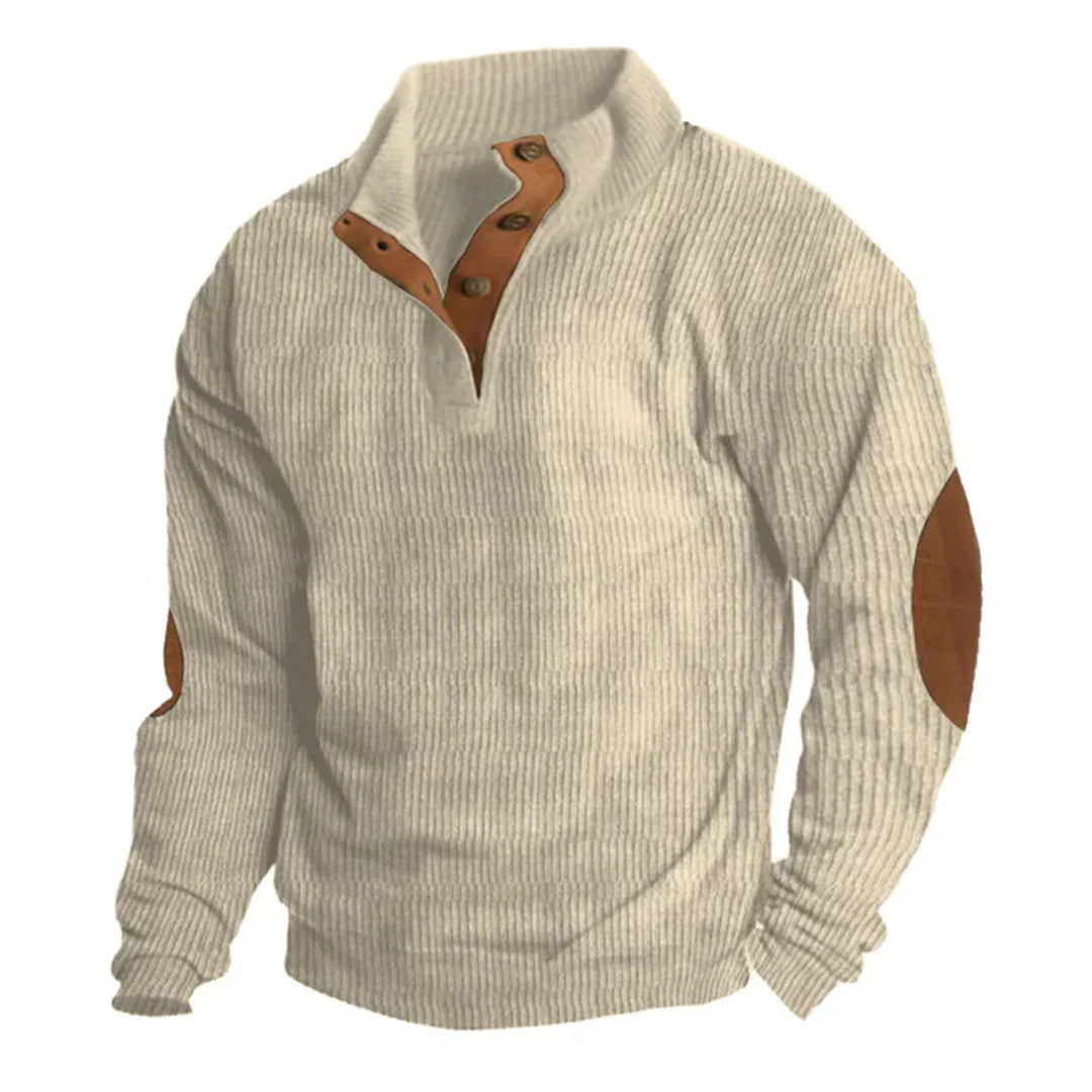 Men's Corduroy Sweater Comfortable - Fashinoza
