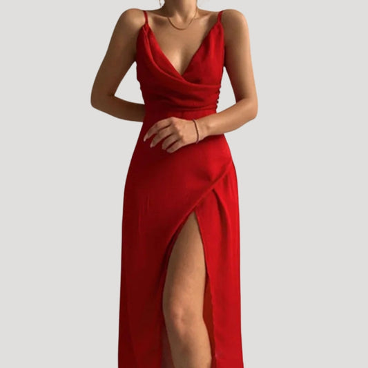 Anna | Women Wedding Guest Slit Maxi Dress