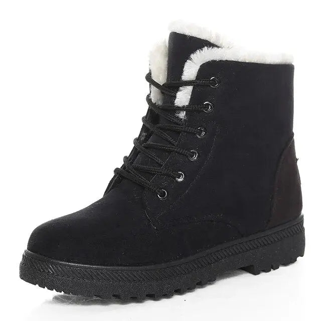 Cozy Short Ankle Boots for Women – Stylish & Warm