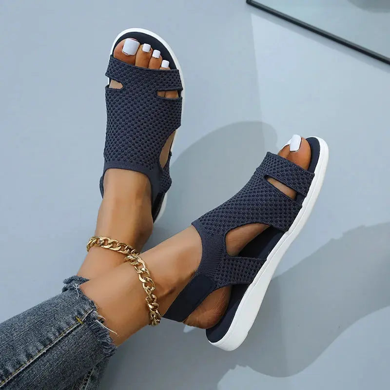 Crystal-Embellished Casual Slippers for Women – Stylish & Comfortable