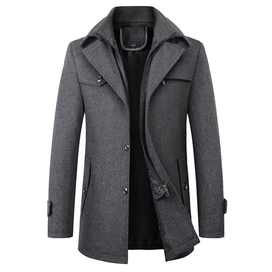 Marvin Men's Wool Blend Overcoat