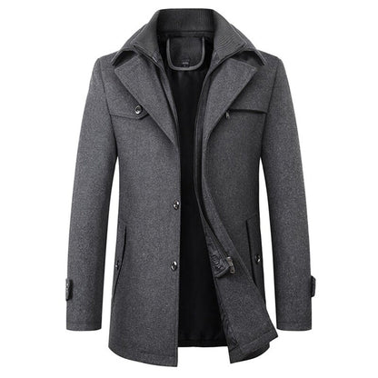 Marvin Men's Wool Blend Overcoat