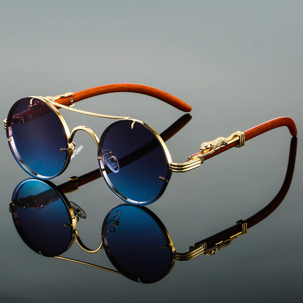 Metal Retro Sunglasses - Fashinoza