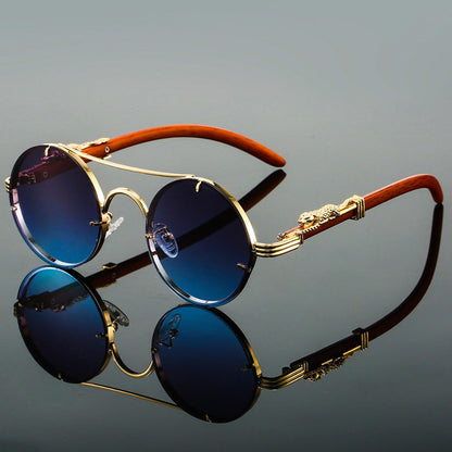 Metal Retro Sunglasses - Fashinoza