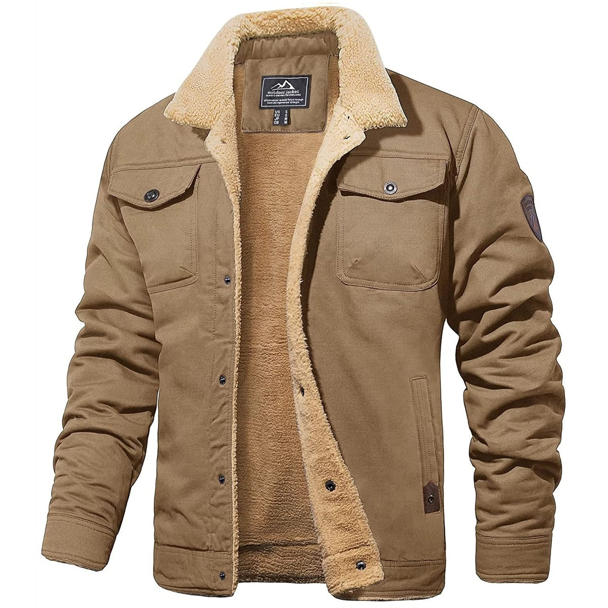 Grant | Men's Warm Sherpa-Lined Winter Jacket
