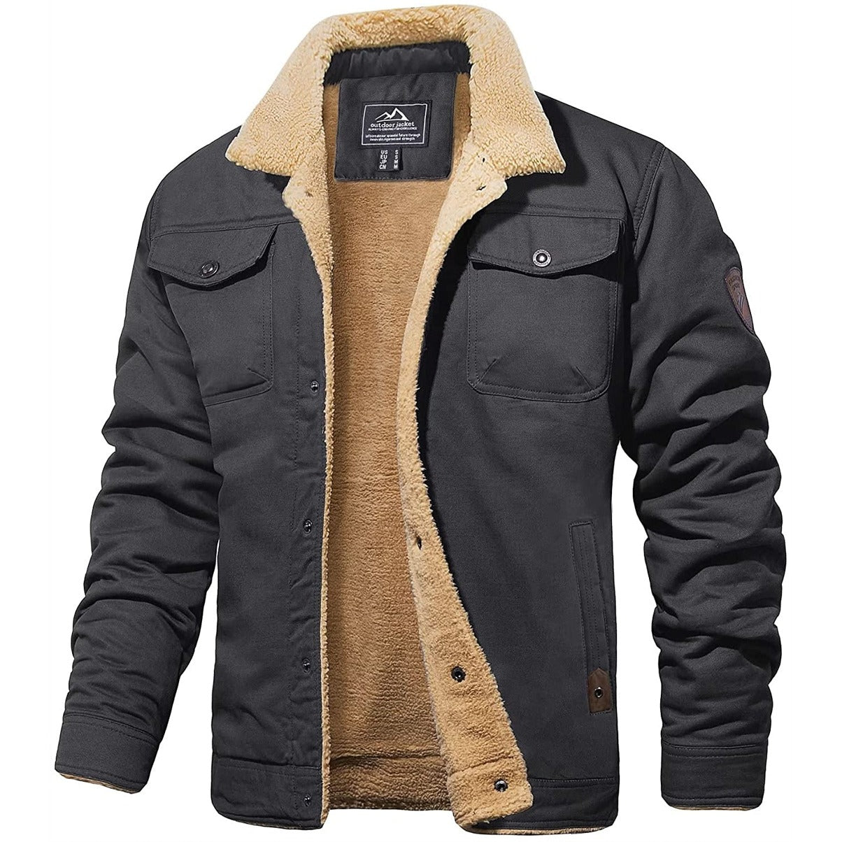 Grant | Men's Warm Sherpa-Lined Winter Jacket