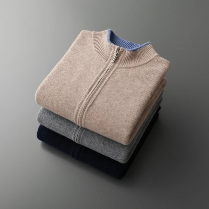 Men's Wool Cardigan Classic