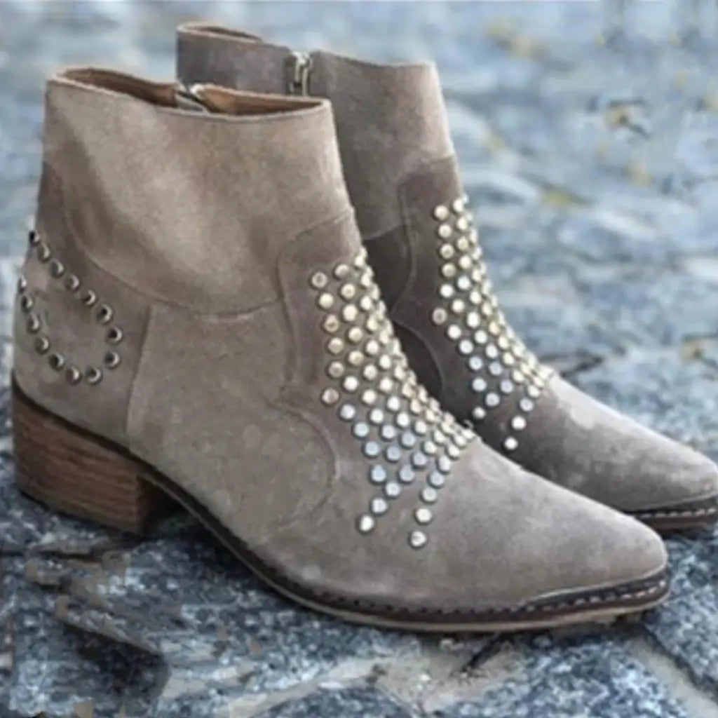Women's Studded Edge Boots