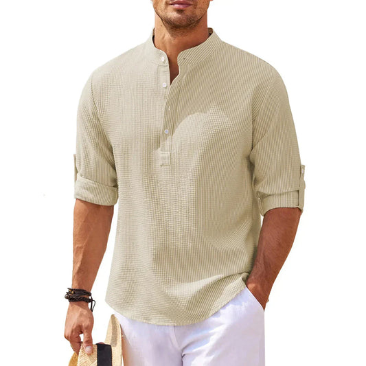 Men's Casual Shirt Relaxed Fit - Fashinoza