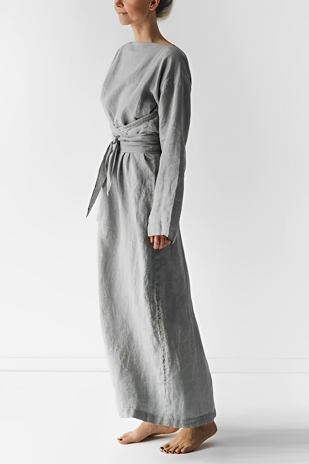 Women's Maxi Dress Bow Detail Floral