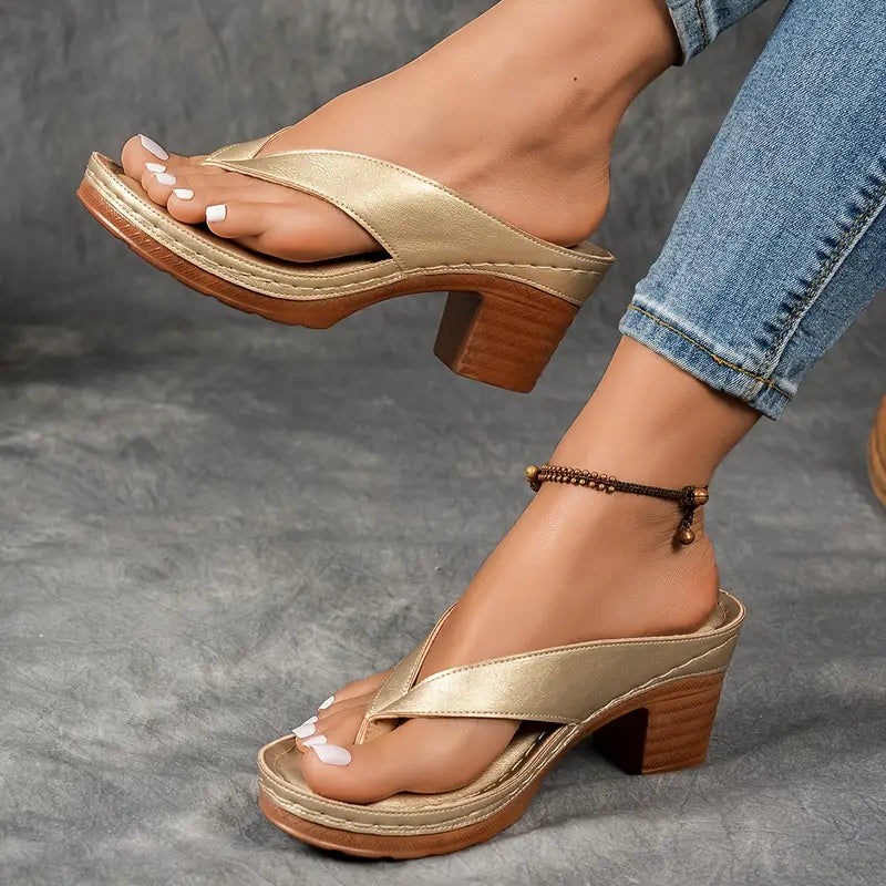 Women's Platform Sandals Block Heel