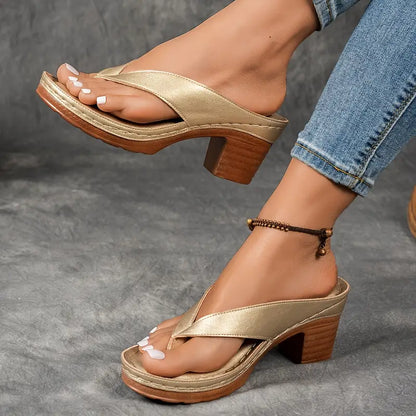 Women's Platform Sandals Block Heel