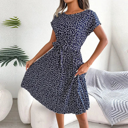 Spring Floral Midi Dress