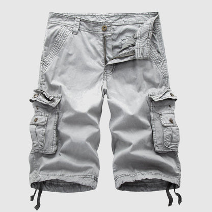 Men's Durable Knee-Length Cargo Shorts Casual Wear