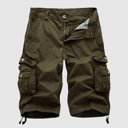 Men's Durable Knee-Length Cargo Shorts Casual Wear