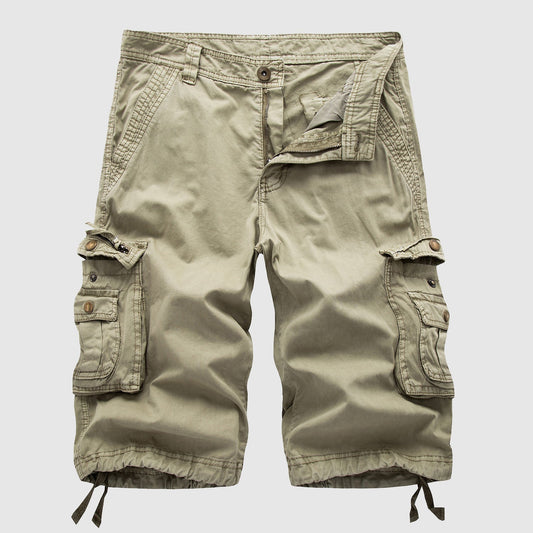 Men's Durable Knee-Length Cargo Shorts Casual Wear - 
Fashinoza