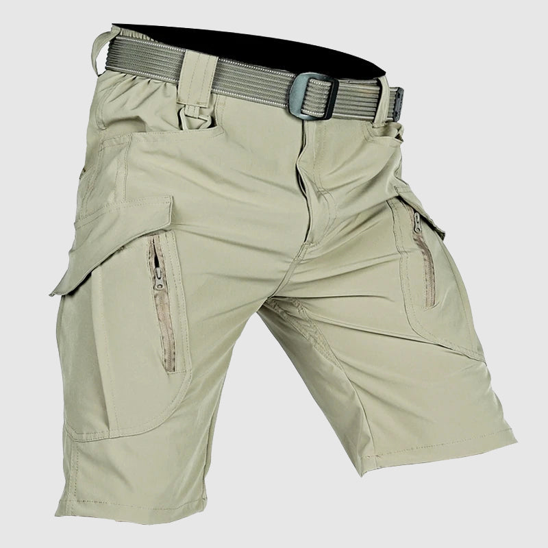Men's Tactical Cargo Shorts Durable Cotton Blend Relaxed Fit
