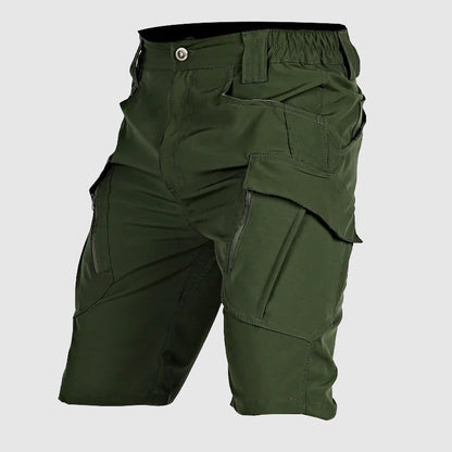Men's Tactical Cargo Shorts Durable Cotton Blend Relaxed Fit