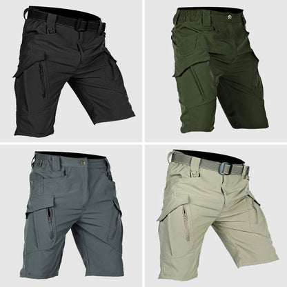 Men's Tactical Cargo Shorts Durable Cotton Blend Relaxed Fit