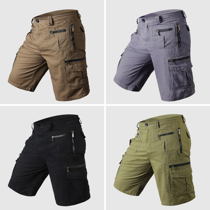 Men's Cargo Shorts Knee Length Durable Multi-Pocket