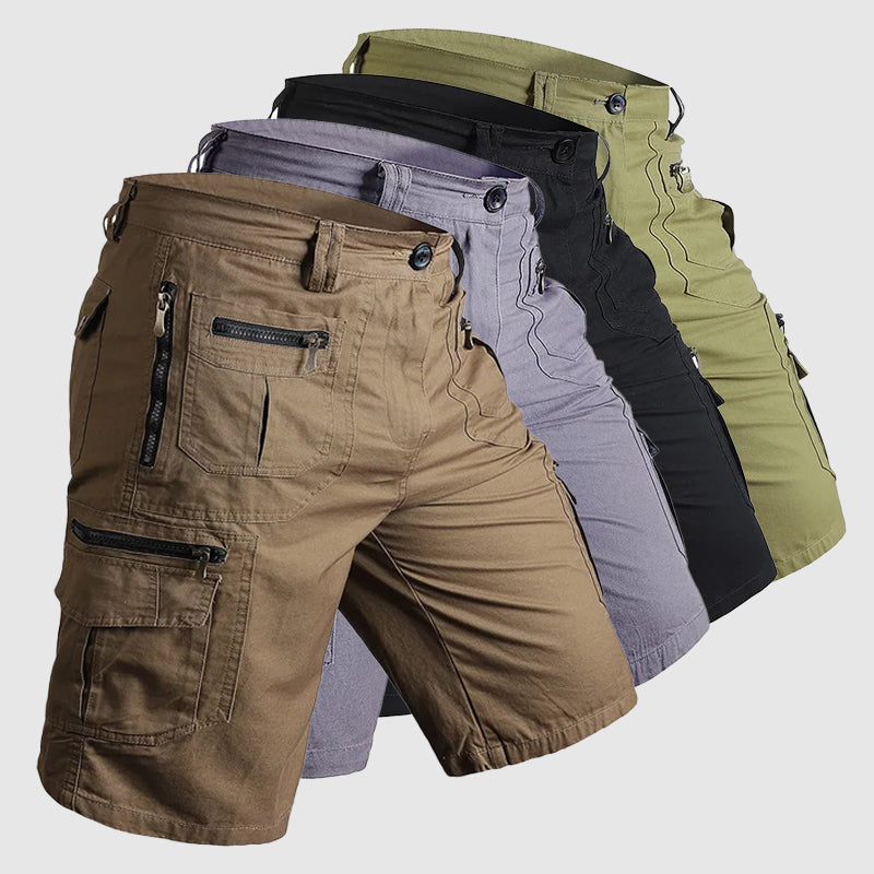 Men's Cargo Shorts Knee Length Durable Multi-Pocket