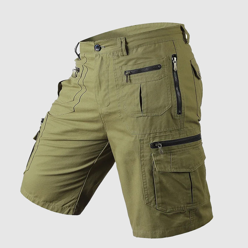 Men's Cargo Shorts Knee Length Durable Multi-Pocket