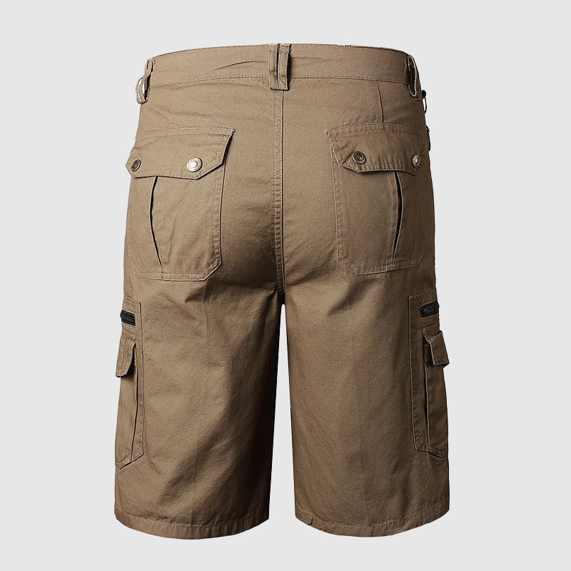 Men's Cargo Shorts Knee Length Durable Multi-Pocket