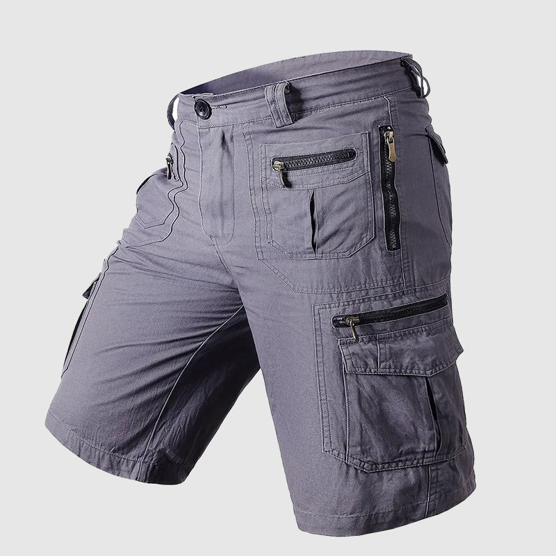 Men's Cargo Shorts Knee Length Durable Multi-Pocket