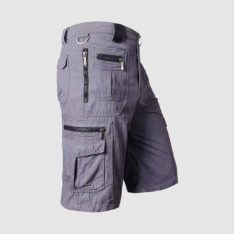 Men's Cargo Shorts Knee Length Durable Multi-Pocket