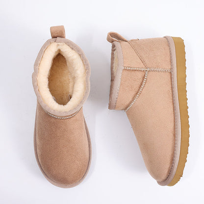 Women's Low Ankle Flat Boots