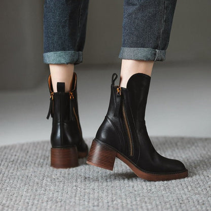Women's Heeled Boots Structured Style