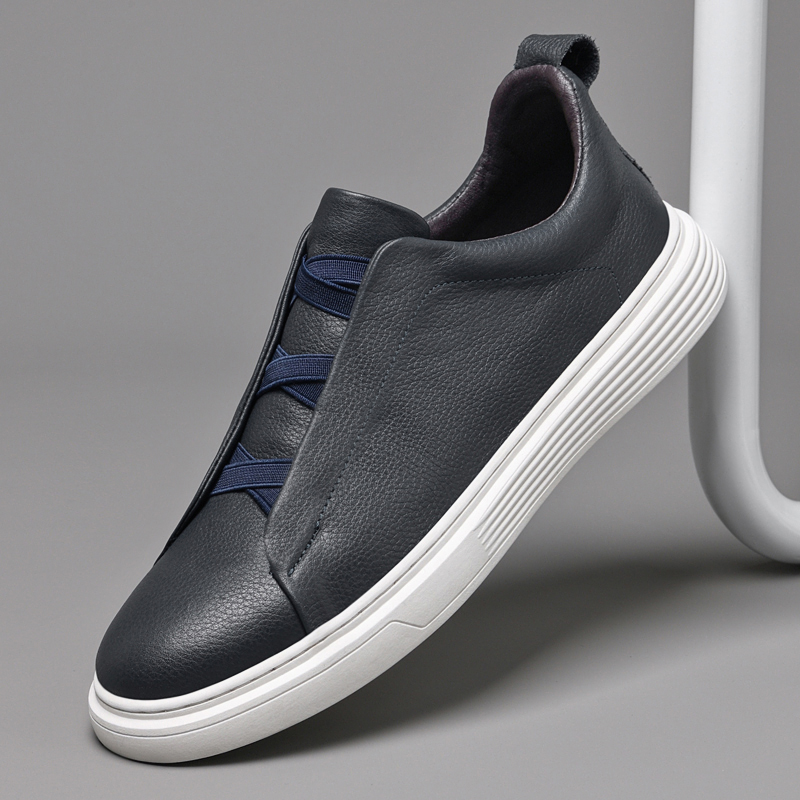 Lucas Men's Leather Sneakers - 
Fashinoza