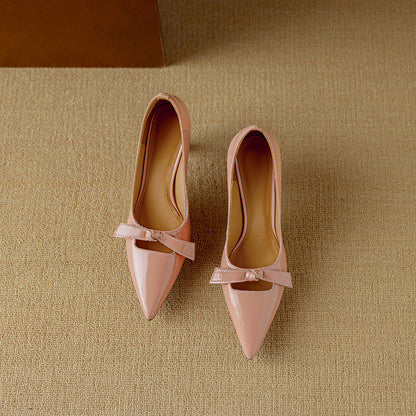 Women's Pointed Toe Kitten Heel Pumps