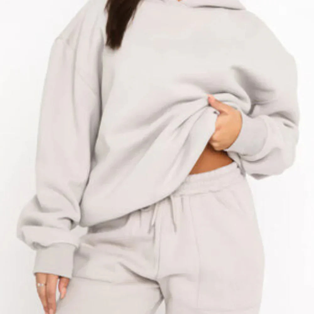 Men's Hoodie Tracksuit Set Leisure Jogging Suit - Fashinoza