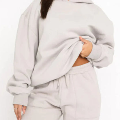 Men's Hoodie Tracksuit Set Leisure Jogging Suit - Fashinoza